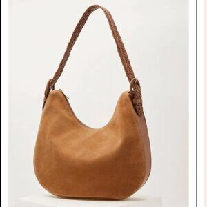 Boden Tan Suede Shoulder Bag